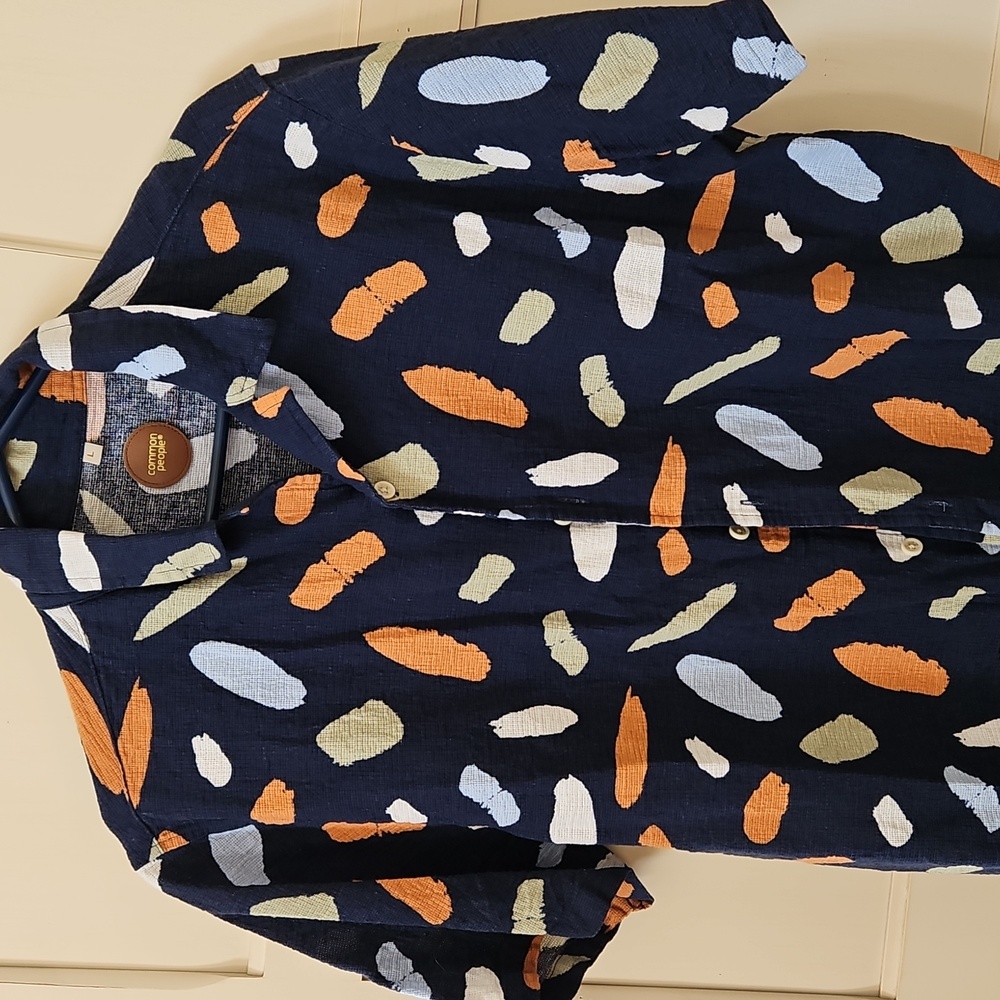 Common People mens Hawaiian artistic shirt